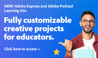 NEW! Adobe Express and Adobe Podcast Modules Library
