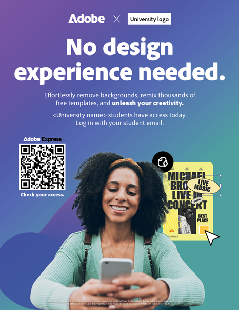 No design experience needed