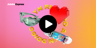 Adobe Express for students<br>(Welsh — short)